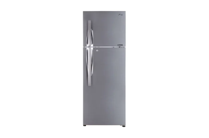 LG 335L 2 Star Frost-Free Smart Inverter Double-Door Convertible Refrigerator Shiny Steel (GL-I372RPZY) - Image 1