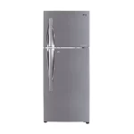 LG 260L 2 Star Frost-Free Smart Inverter Double-Door Convertible with Door Cooling Refrigerator Shiny Steel (GL-T292RPZY)