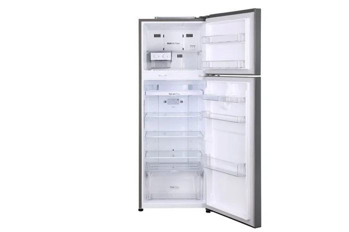 LG 335L 2 Star Frost-Free Smart Inverter Double-Door Convertible Refrigerator Shiny Steel (GL-I372RPZY) - Image 8