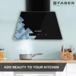 Faber HOOD JARVIS HC SC BK 60 Auto Clean Wall Mounted Chimney - Image 2