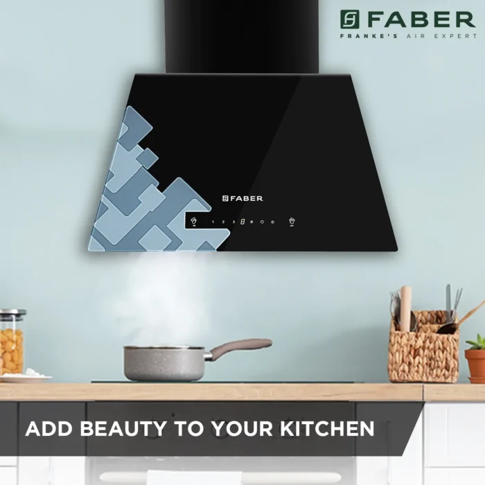 Faber HOOD JARVIS HC SC BK 60 Auto Clean Wall Mounted Chimney - Image 2
