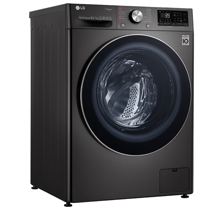 LG 10.5 / 7.0 kg Inverter Wi-Fi with with Allergy care Washer with Dryer with In-built Heater Black  (FHD1057STB) - Image 9