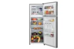 LG 308L 2 Star Frost Free Inverter Double Door with Door Cooling Refrigerator Shiny Steel (GL-C322KPZY) - Image 9
