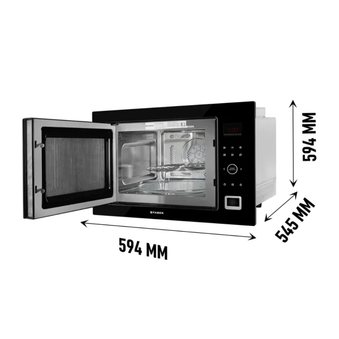 Faber 32 Litres Built-in Microwave Oven (10 Auto Cook Menus, FBI MWO 32L GLB, Stainless Steel) - Image 3
