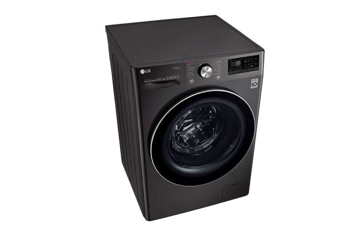 LG 10.5 / 7.0 kg Inverter Wi-Fi with with Allergy care Washer with Dryer with In-built Heater Black  (FHD1057STB) - Image 6