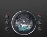 LG 8 kg Fully Automatic Front Load Black  (FHV1408ZWB) - Image 5