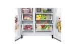 LG 694 Litres Frost Free Side by Side Refrigerator with Door Cooling Plus Technology Platinum Silver (GC-B257SLUV) - Image 6
