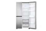 LG 694 Litres Frost Free Side by Side Refrigerator with Door Cooling Plus Technology Platinum Silver (GC-B257SLUV) - Image 4