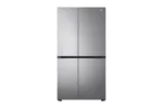 LG 694 Litres Frost Free Side by Side Refrigerator with Door Cooling Plus Technology Platinum Silver (GC-B257SLUV)