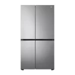 LG 694 Litres Frost Free Side by Side Refrigerator with Door Cooling Plus Technology Platinum Silver (GC-B257SLUV)
