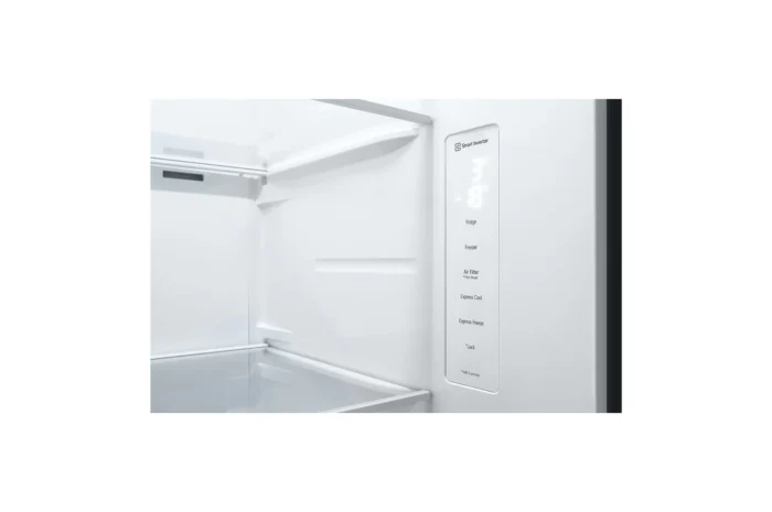 LG 694 Litres Frost Free Side by Side Refrigerator with Door Cooling Plus Technology Platinum Silver (GC-B257SLUV) - Image 7