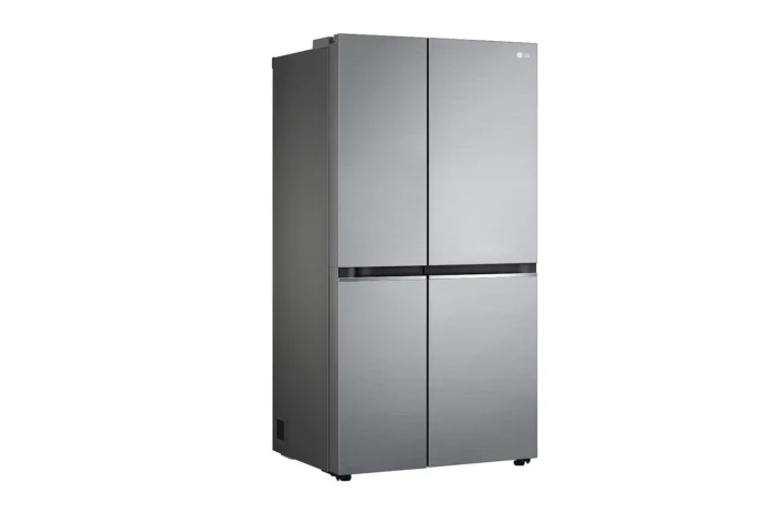 LG 694 Litres Frost Free Side by Side Refrigerator with Door Cooling Plus Technology Platinum Silver (GC-B257SLUV) - Image 3