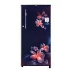 LG 190L 2 Star Direct-Cool Single Door Refrigerator Blue Plumeria (GL-B199OBPC)