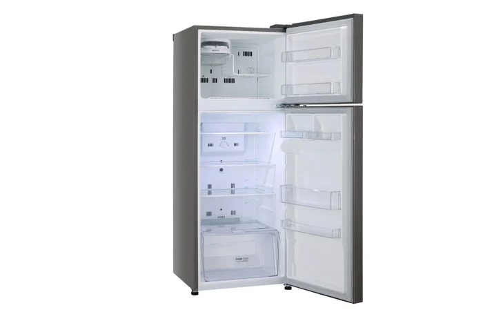LG 308L 2 Star Frost Free Inverter Double Door with Door Cooling Refrigerator Shiny Steel (GL-C322KPZY) - Image 7