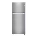LG 360L 2 Star Frost Free Smart Inverter Double Door Refrigerator Dazzle Steel (GL-N382SDSY)