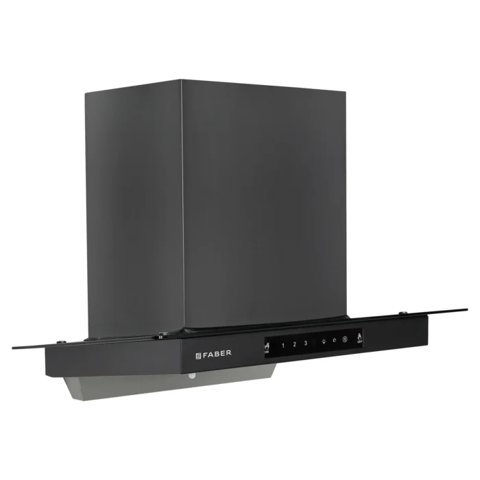 Faber Hood Mercury Pro HC SC FL BK 60 Auto Clean Wall Mounted Chimney - Image 4