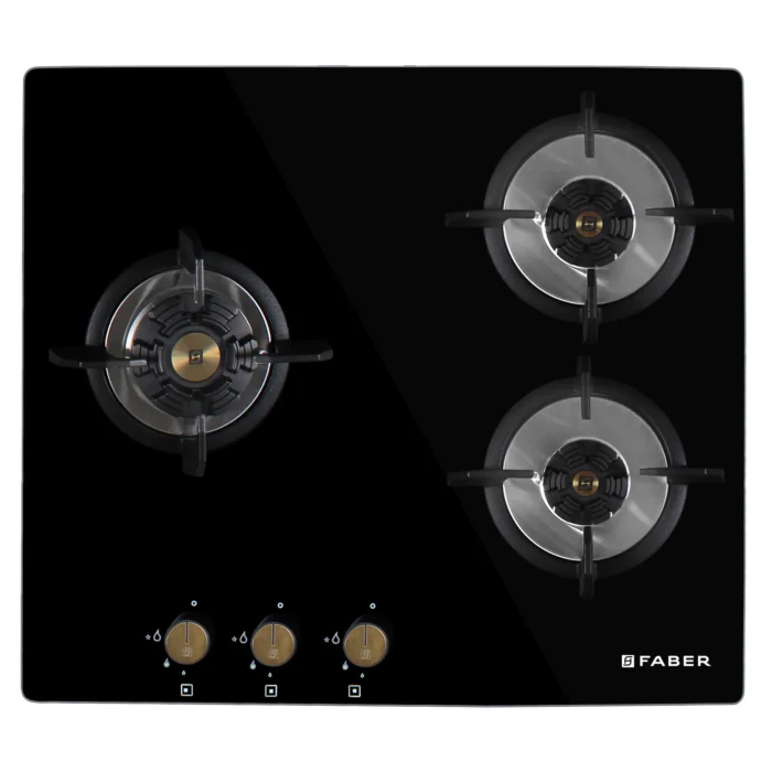Faber Maxus HT603 CRS BR CI AI Glass Automatic Hob  (3 Burners) - Image 2