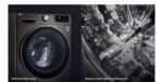 LG 8 kg Fully Automatic Front Load Black  (FHV1408ZWB) - Image 2