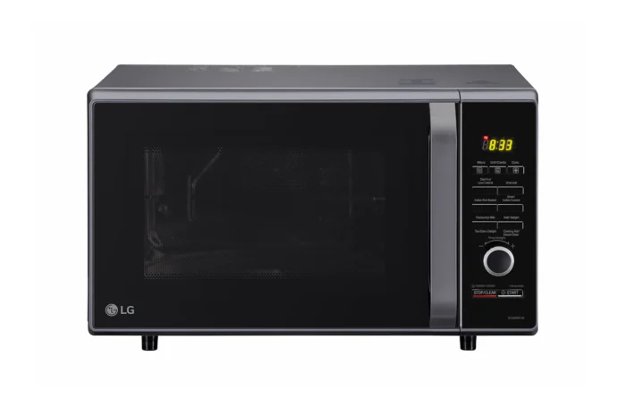 LG 28L Charcoal Lighting Heater Convection Microwave Oven Black (MJ2886BFUM) - Image 1