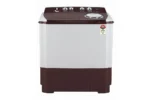 LG 10 kg Semi Automatic Top Load Maroon, White  (P1050SRAZ)