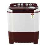 LG 8 kg Semi Automatic Top Load Maroon, White  (P8035SRAZ)