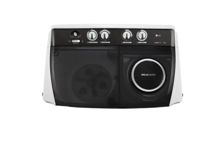 LG 9 kg with Roller Jet Pulsator and Soak Semi Automatic Top Load Grey  (P9041SGAZ) - Image 5