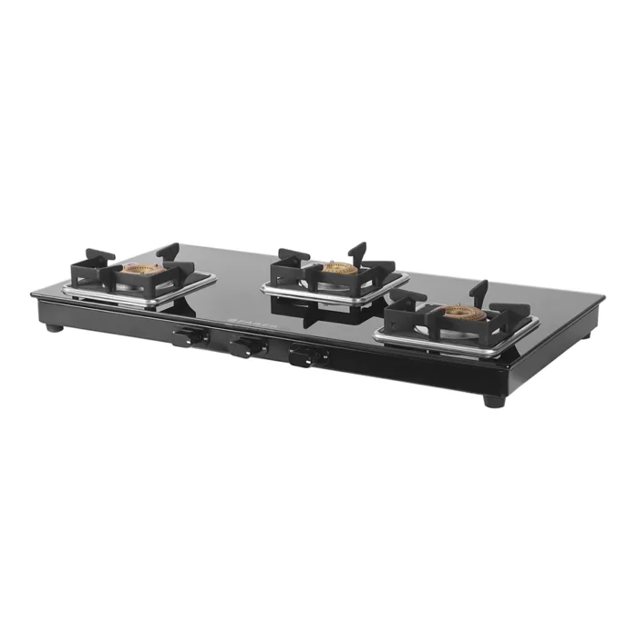 Faber REMO 3BB BK Glass Manual Gas Stove  (3 Burners) - Image 3
