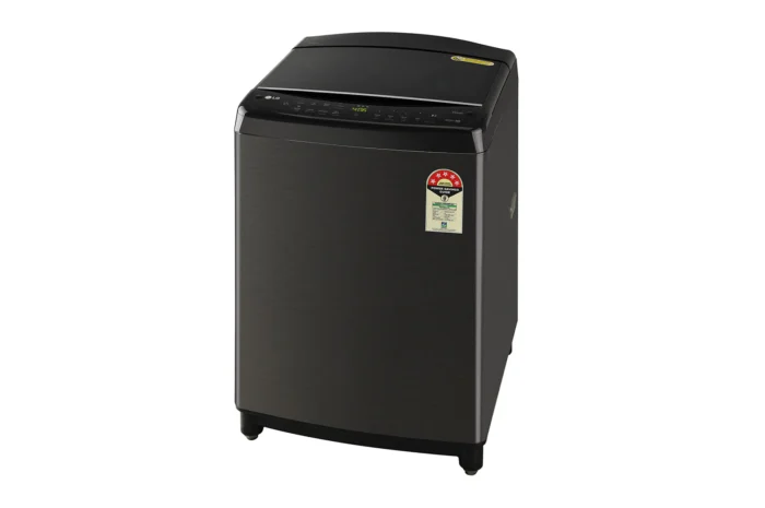 LG 10 kg Fully Automatic Top Load with In-built Heater Black  (THD10SWP) - Image 2