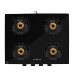 Faber Onyx 4BB BK CI Glass Manual Gas Stove  (4 Burners) - Image 2