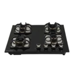 Faber Hobtop IMPERIA 604 BRB CI BK Glass Automatic Hob  (4 Burners)