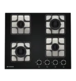 Faber Hobtop IMPERIA 604 BRB CI BK Glass Automatic Hob  (4 Burners) - Image 2