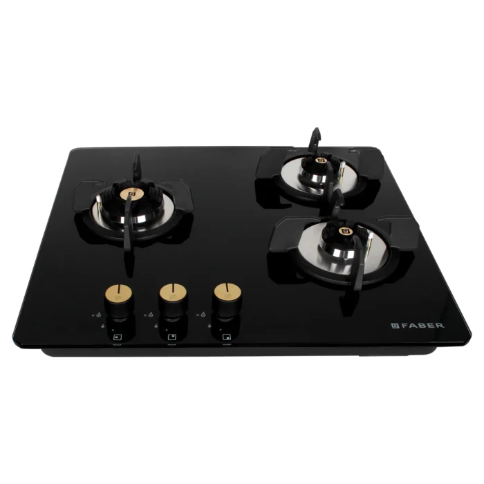 Faber Maxus HT603 CRS BR CI AI Glass Automatic Hob  (3 Burners) - Image 3