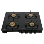 Faber LAZER 4BB BK Glass Manual Gas Stove  (4 Burners)