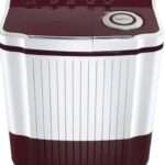 Voltas Beko 7 kg 5 Start Semi Automatic Top Loading Washing Machine Burgundy (WTT70DLIM)