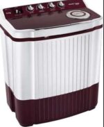Voltas Beko 7 kg 5 Start Semi Automatic Top Loading Washing Machine Burgundy (WTT70DLIM) - Image 4