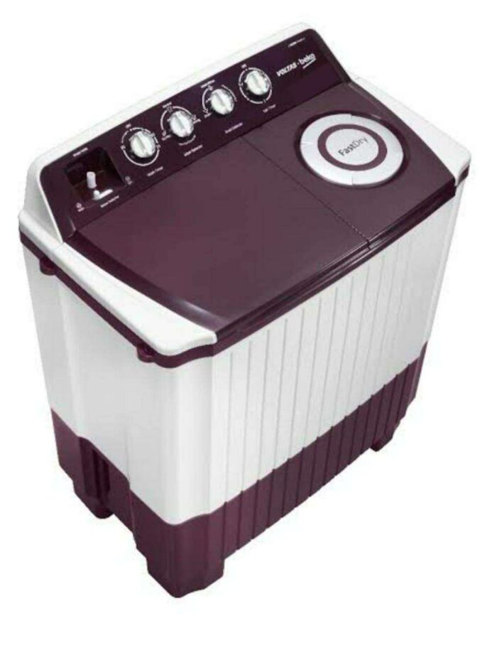 Voltas Beko 7 kg 5 Start Semi Automatic Top Loading Washing Machine Burgundy (WTT70ALIM) - Image 4