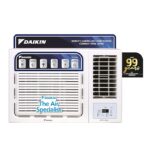 DAIKIN 1.5 Ton 3 Star Inverter Window AC FRWKL50UV163A Copper Condenser