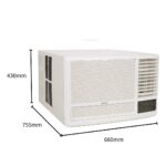 Hitachi 1.5 Ton 3 Star Fixed Speed Window AC - White  (RAW318HFDO Copper Condenser) - Image 2