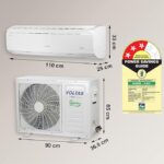 Voltas 2.0 Ton 3 Star Fixed Speed Split AC Copper Condenser 243 Vectra Plus White - Image 6