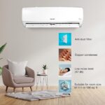 Voltas 1.5 Ton 5 Star Inverter Split AC Copper Condenser 185V Vectra Elegant White - Image 3