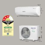 Voltas 1.5 Ton 3 Star Inverter Split AC Copper Condenser 183V Vertis Emerald White - Image 3