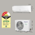 Voltas 1.5 Ton 3 Star, Fixed Speed Split AC (Copper, LED Display, Anti-dust Filter, 2023 Model, 183 Vectra Elegant, White) - Image 3