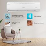 Voltas 2.0 Ton 3 Star Fixed Speed Split AC Copper Condenser 243 Vectra Plus White - Image 5