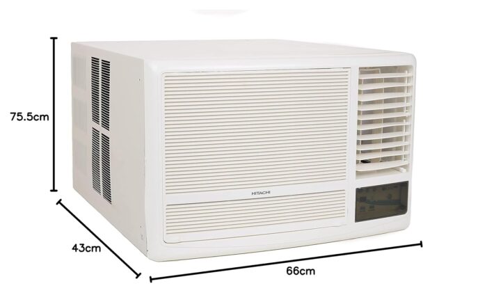 Hitachi 1.5 Ton 3 Star Fixed Speed Window AC - White  (RAW318HFDO Copper Condenser) - Image 6