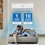 Voltas 1.0 Ton 3 Star Inverter Split AC Copper Condenser 123V Vectra Elegant White - Image 5
