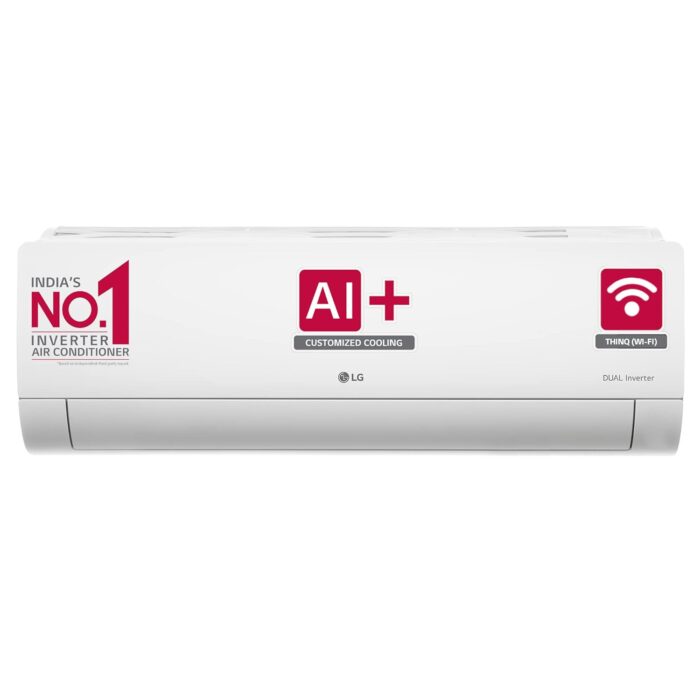 LG 1.5 Ton 5 Star AI+ DUAL Inverter Wi-Fi Split AC (RS-Q19RWZE, Copper Condenser) - Image 1
