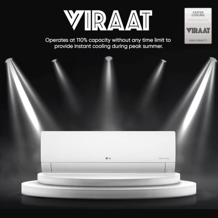 LG 1.5 Ton 5 Star AI+ DUAL Inverter Wi-Fi Split AC (RS-Q19RWZE, Copper Condenser) - Image 4