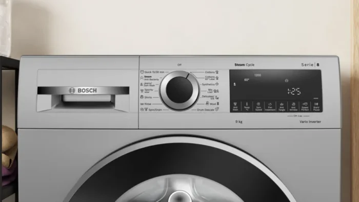 BOSCH 9 kg Fully Automatic Front Load Washing Machine Silver (WGA1420SIN) - Image 6