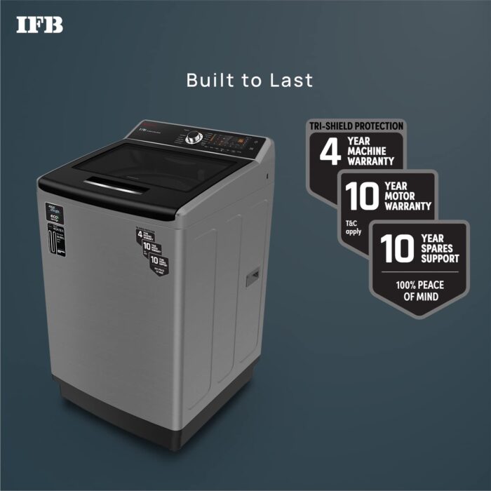 IFB 10 kg Fully Automatic Top Load with In-built Heater Black, Grey  (TL - SIBS 10Kg Aqua) - Image 7