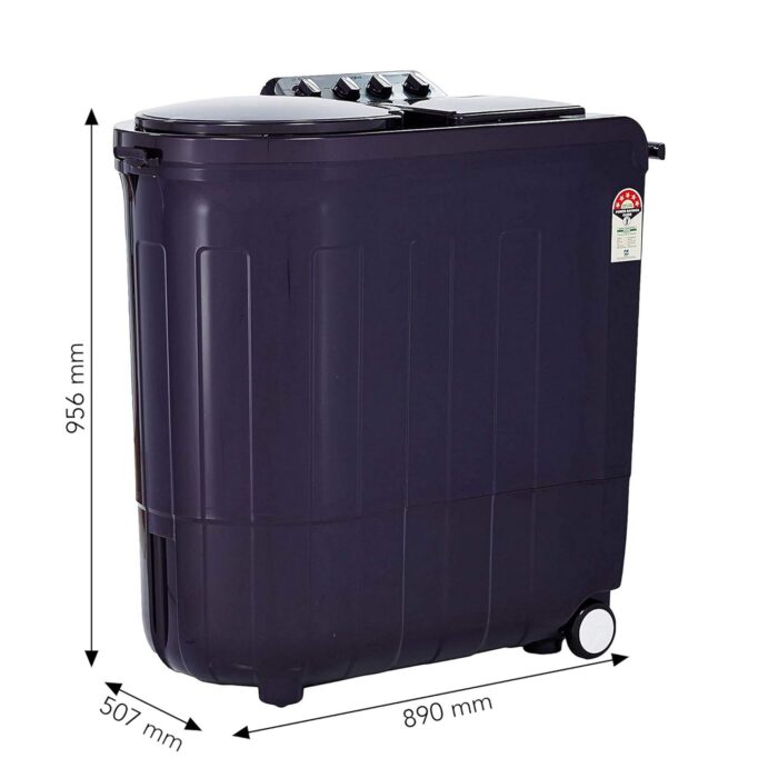 Whirlpool 8.5 kg ACE 8.5 TRB DRY PURPLE DAZZLE Semi Automatic Top Load Washing Machine Purple (30308) - Image 3
